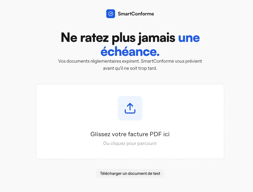 SmartConform — Conformité documentaire par IA